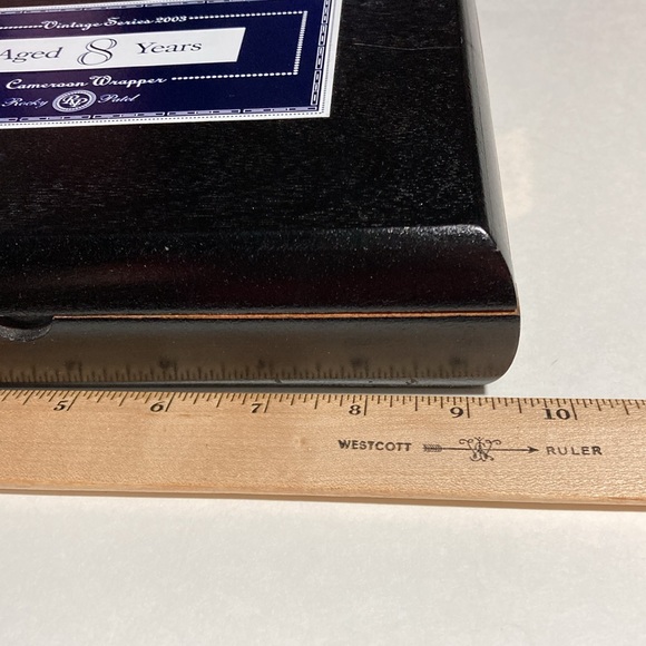 2003 VINTAGE ROCKY PATEL TORPEDO CIGAR BLACK BOX - Picture 13 of 14